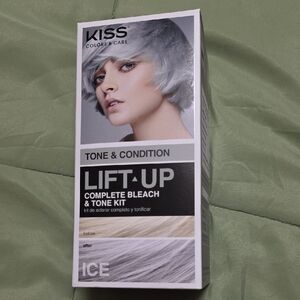 KISS Colors & Care Lift Up Complete Bleach & Tone Kit, Ice